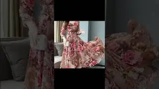Luxury tops Stylish abstract printed chiffon maxi outfit ideas 2022 #abstractprinteddresses #dress