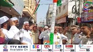 Republic Day Flag Hoisting in Attapur | Police SI & AIMIM Leaders Advise Youth Against Crime & Drugs