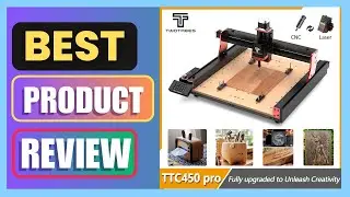 Best Twotrees TTC450 PRO CNC Router Machine 4-Axis 90%