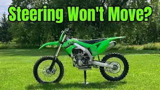Check THIS If Your Handlebars Are Hard To Turn - Easy FIX (Most Dirt Bikes)