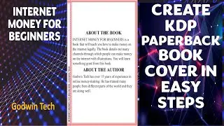 How to Create Book Cover for KDP (Paper): Design Paperback Cover for Kindle Direct Publishing