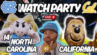 *LIVE* #14 North Carolina Tar Heels vs. Cal Bears | Watch Party & Hangout