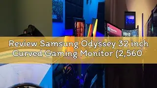 Review Samsung Odyssey 32 inch Curved Gaming Monitor (2,560 x 1,440) G55C QHD 165 Hz 1 ms, HDR10, Fr