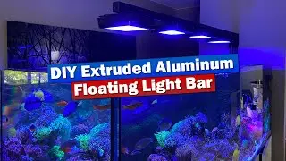 DIY 8020 Extruded Aluminum Saltwater Aquarium Light Mount