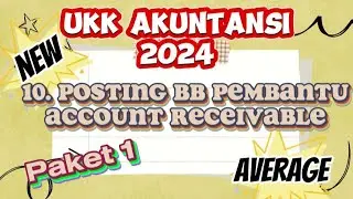 Posting BB Pembantu Piutang Account receivable UD Abadi Pembahasan UKK Akuntansi Tahun 2024 Paket 1