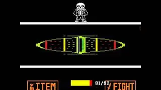 Beating Sans in Bad time simulator (android)