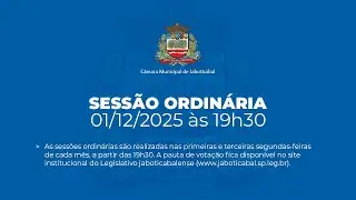 01/12/2025 - Sessão Ordinária