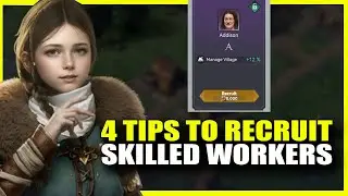 4 Tips How to Get Skilled Workers or Better || Viking Rise Tips and Tricks