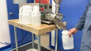 Lobe Pump Liquid Filler , Pump Filling Machine for Sauces Chunky Product etc. - JDA Canada