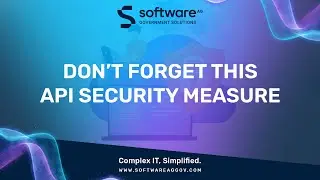 Don't Forget This API Security Measure