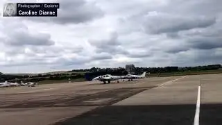 Plane spotting 👀✈️  front row seat #brightoncityairport