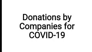 Top 10 donations to PM-CARES Fund