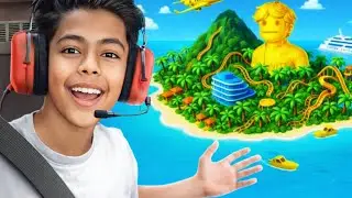 BIGGEST Island Ever in Roblox 😱 (100 Days Build)