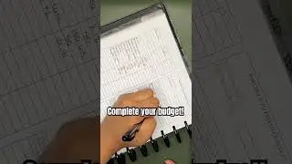 This is your sign to complete your budget! #actualbudget #budgetplanner #howtobudget