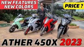 Ather 450X 2023 LAUNCHED - New Google Features - New Colors - SAME Price | Ola ka kya hoga ?🔥