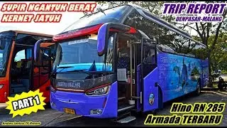 TRIP REPORT - WADUH !! SUPIR NGANTUK BERAT, KERNET JATUH !! BIKIN DEG-DEGAN & NGAKAK [PART 1]