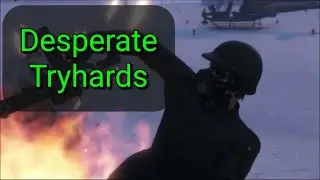 Fighting some Desperate tryhards in the snow