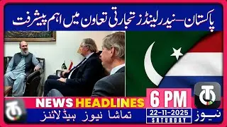 Pakistan, Netherlands Discuss Trade Boost | 22 Nov 2025 | 9PM Tamasha AI News