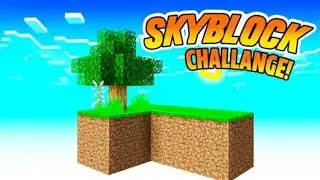 My new skyblock world!!!!