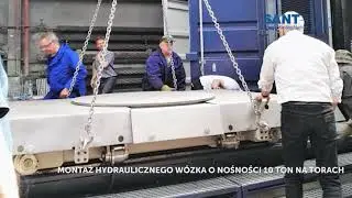Komory śrutownicze kontenerowe (mobilne) SANT TECH z wózkiem pneumatyczym o nośności 10T
