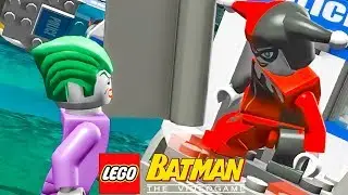 CORINGA E VAGALUME RESGATANDO A ARLEQUINA - JOGANDO COM OS VILÕES no LEGO Batman The Videogame