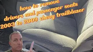 Как снять водительское сиденье в Chevrolet Trailblazer 2004 года выпуска? Снятие пассажирского си...
