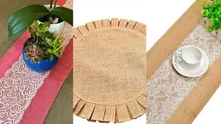 table mats / table runners available at amazon india / Jute table authentic covers round square mats