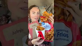 arby&rsquo;s против новой фигурной картошки фри от Walmart 🍟 #fastfood #arbys #newfood #fries