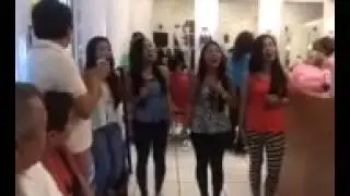 The Gollayan Sisters singing  The Prayer