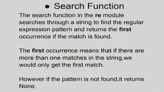 Python Search Function