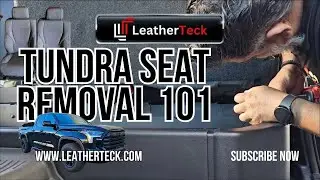 How to Remove Seats in a Toyota Tundra (2022-2025) | 2022 Double Cab SR5 DIY Guide