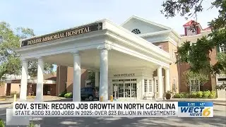 North Carolina Governor Josh Stein highlights record job growth, rural healthcare plans