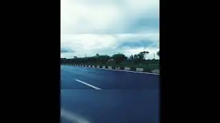 Highway Ride #cloudy #evening #monsoon #ride #status  #youtubeshorts