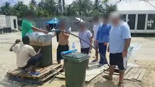 Refugees struggle with no electricity, depleting food and water on Manus Island