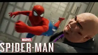 Kingpin Boss Fight - Spider Man PS4 Cutscenes (#SpiderManPS4 Kingpin Boss Fight)