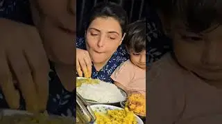 Eating Fish Curry, Rice #asmrshorts #fishcurry #mukbang #bigbites #eatingshow