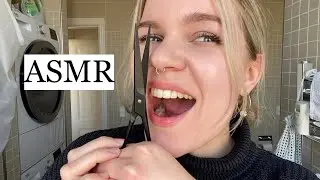 ASMR casually cutting all YOUR hair off *roleplay* 🥲 (whispered haircut, hair brushing, hair play)