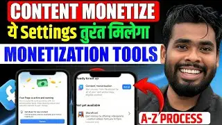 Facebook Monetization 2026 : 🤑 Enable Content Monetization Tools 