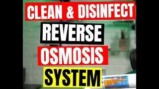 Cleaning domestic RO System Water Tank #rosystem #cleanwater #hygene #hygenic #purewater #lifehacks