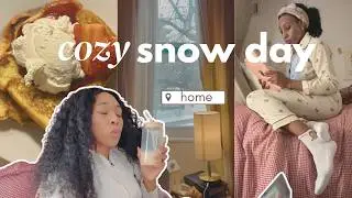 days like these 🕯️ | slow living during a winter storm : cozy cooking, bath time, snow play ☃️
