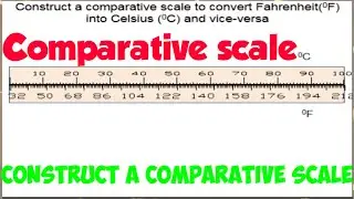 Comparative scale problems|| how to draw comparative scale in engineering drawing