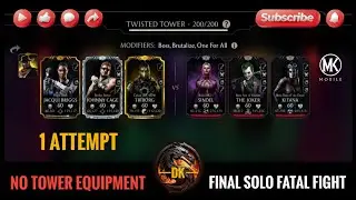 Fatal Twisted Tower 200 & Reward 🎮 Mortal Kombat Mobile/MK Mobile #mortalkombatmobile #mkmobile #mkm