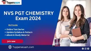 NVS PGT CHEMISTRY Syllabus 2024, PDF Book Download