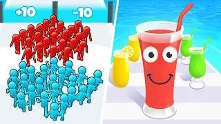 Join Clash 3D 🆚Juice Run 🌻🧿🌺New Levels Walkthrough Gameplay 400061