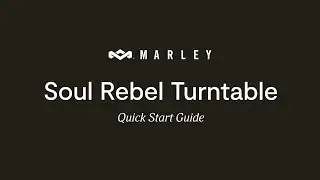 House of Marley Soul Rebel Turntable Quick Start Guide