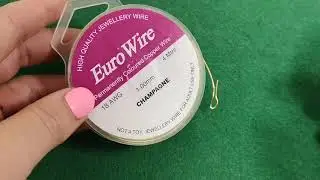 Copper Craft Wire Pale Gold Enamelled 4m Hanging Reel 1mm Thick