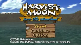 Harvest Moon: Save the Homeland Intro, Title Screen and Demos (PS2)