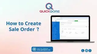 How to Create a Sales Order in #QuickQore.  #bookkeeping #erp #usa #finance #purchaseorder