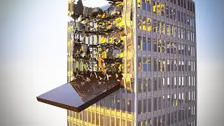Giant Heavy Plate vs Dynamic Building | Teardown