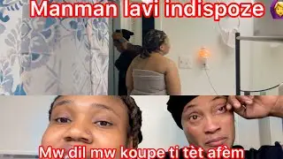 Mezanmi 🙆‍♀️ manman lavi indispoze mw dil pandan map razé mw koupe ti tèt afèm |Prank|